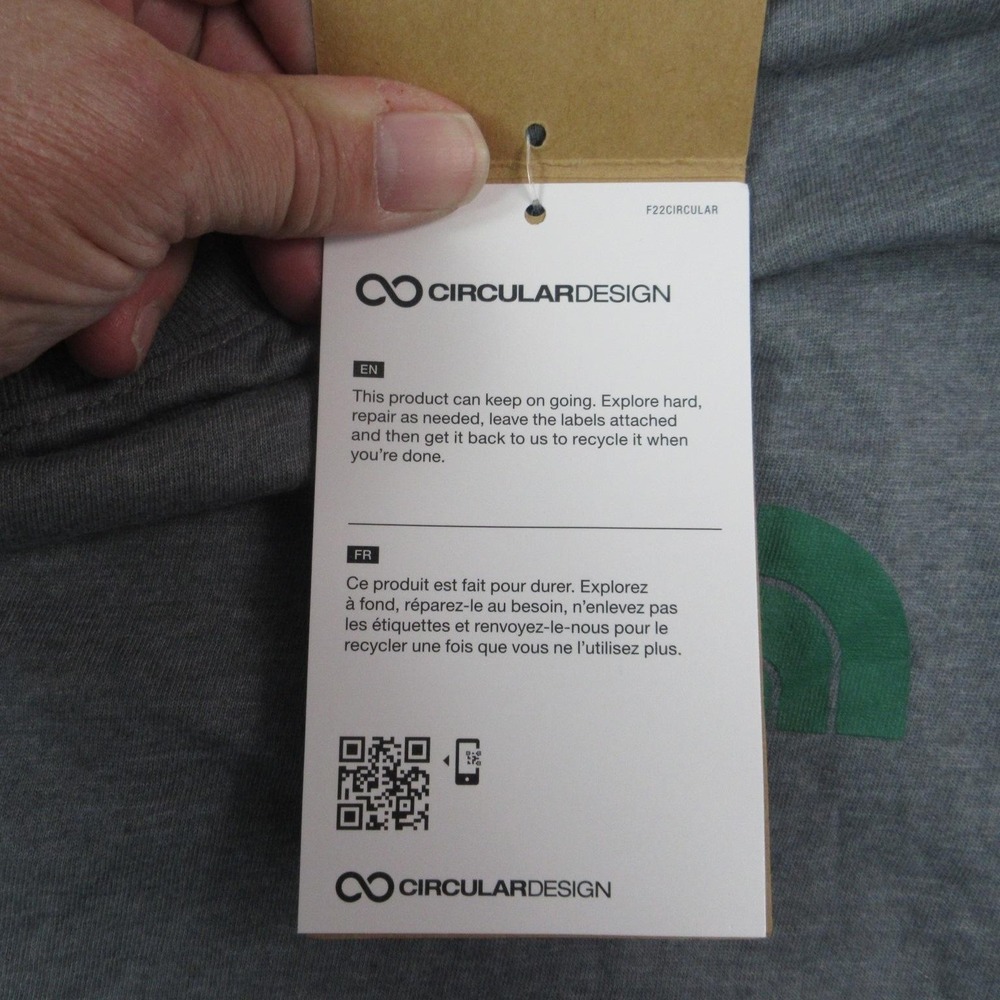 The North Face Shirt Mens Large Gray Crown Shyness Tee Short Sleeve Graphic NWT - Picture 7 of 14